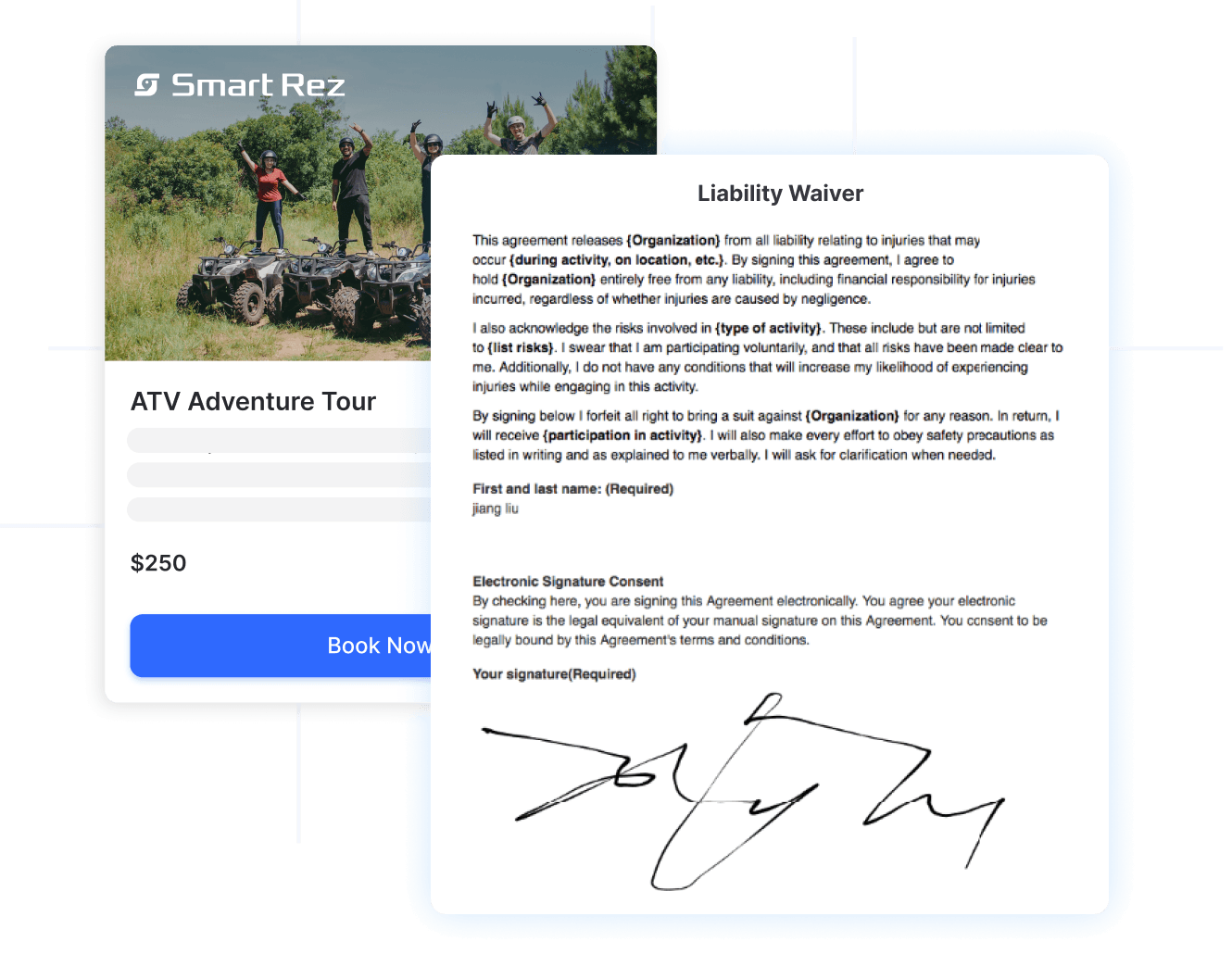 ATV rental features